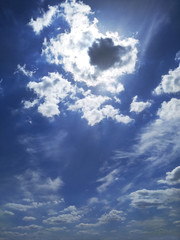 Fototapeta premium blue sky with clouds