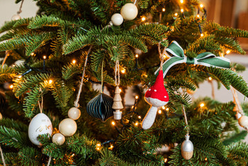 Christmas time in the cozy home