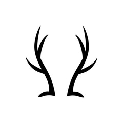 deer antler logo vector