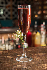 mexican cocktail in the bar