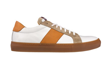 italian leather shoes, boots , moccasin, sport shoes,sole,  on a perfect white background, stock...