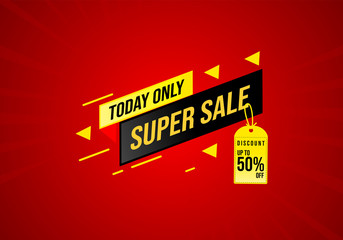 Sales banner template