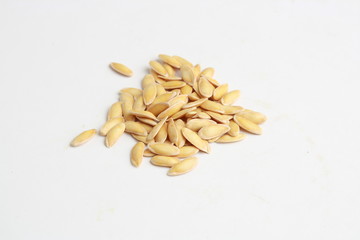 melon seeds on colorful background