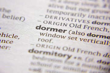 Word or phrase Dormer in a dictionary.
