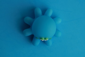 child toy for blue octopus bathtub