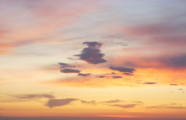 Obraz premium sunset in the sky