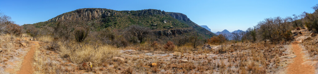 Fototapeta na wymiar hiking the leopard trail, blyde river canyon, mpumalanga, south africa