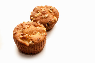 cookies on white background