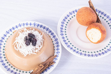 natilla y buñuelos