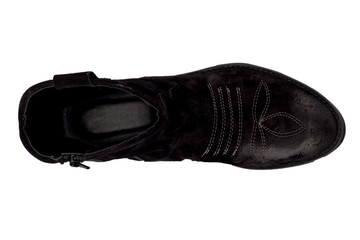 italian leather shoes, boots , moccasin, sport shoes,sole,  on a perfect white background, stock...