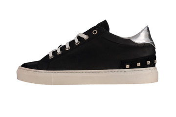 italian leather shoes, boots , moccasin, sport shoes,sole,  on a perfect white background, stock photography