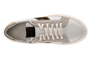 italian leather shoes, boots , moccasin, sport shoes,sole,  on a perfect white background, stock...