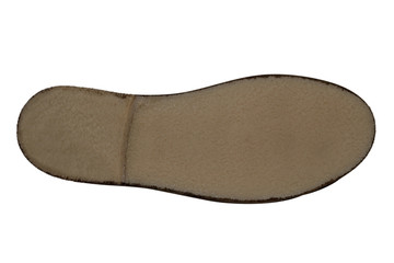 italian leather shoes, boots , moccasin, sport shoes,sole,  on a perfect white background, stock photography