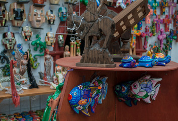 Tonatico, State of Mexico - Dec 2013 At the main square of Tonatico, you can find a variety of...