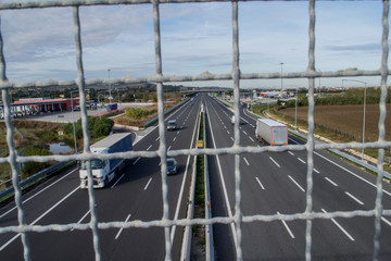 road with cars in the city