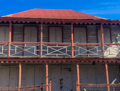 Classic architecture of St Kitts Island