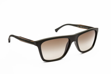 dark sunglasses isolated on white background