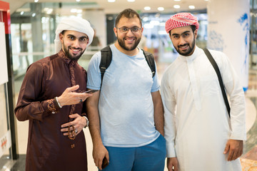 Group of Arab young men