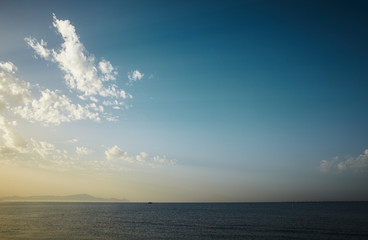 Fototapeta premium Tyrrhenian Sea near Gaeta, Italy