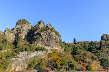 青の洞門　耶馬渓　大分県中津市　Aonodōmon　Yabakei　Ooita Nakatsu city