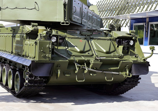 Armored tank based tractor