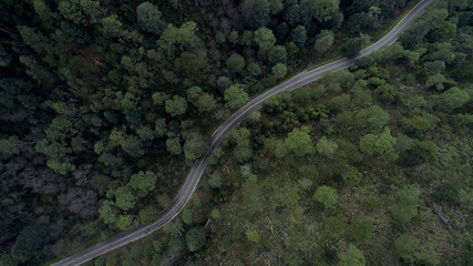 Carretera vista aerea 