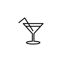 Restaurant vector icon, black simply menu icon
