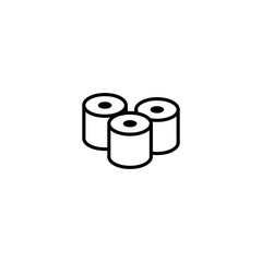 Restaurant vector icon, black simply menu icon