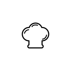 Restaurant vector icon, black simply menu icon