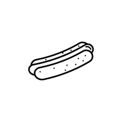 Restaurant vector icon, black simply menu icon