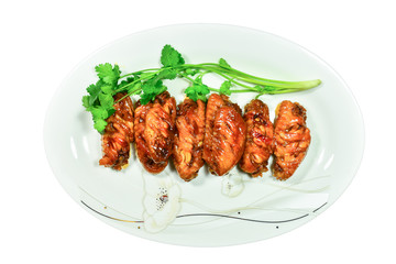Delicious cola chicken wings.