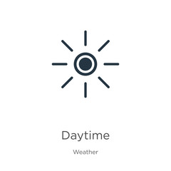Daytime icon vector. Trendy flat daytime icon from weather collection isolated on white background. Vector illustration can be used for web and mobile graphic design, logo, eps10