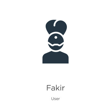 Fakir icon vector. Trendy flat fakir icon from user collection isolated on white background. Vector illustration can be used for web and mobile graphic design, logo, eps10