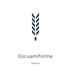 Escuamiforme icon vector. Trendy flat escuamiforme icon from nature collection isolated on white background. Vector illustration can be used for web and mobile graphic design, logo, eps10