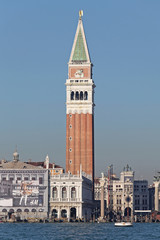 Fototapeta na wymiar San Marco Tower Venice Italy
