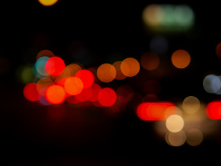 Blurred colorful light festival on the background