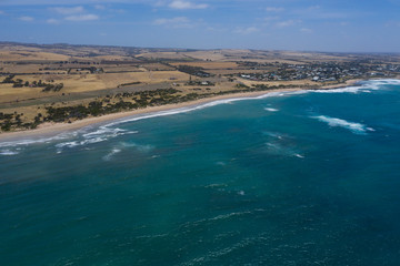 Aerial photograph of the Great Australian Bight in South Australia