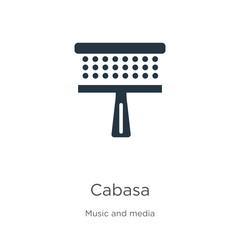 Cabasa icon vector. Trendy flat cabasa icon from music collection isolated on white background. Vector illustration can be used for web and mobile graphic design, logo, eps10