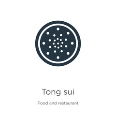 Tong sui icon vector. Trendy flat tong sui icon from food and restaurant collection isolated on white background. Vector illustration can be used for web and mobile graphic design, logo, eps10