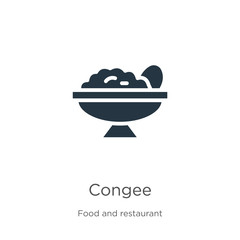 Congee icon vector. Trendy flat congee icon from food and restaurant collection isolated on white background. Vector illustration can be used for web and mobile graphic design, logo, eps10