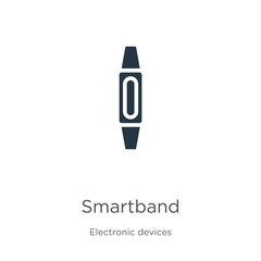 Smartband icon vector. Trendy flat smartband icon from electronic devices collection isolated on white background. Vector illustration can be used for web and mobile graphic design, logo, eps10