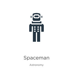 Spaceman icon vector. Trendy flat spaceman icon from astronomy collection isolated on white background. Vector illustration can be used for web and mobile graphic design, logo, eps10