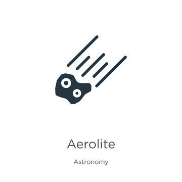 Aerolite icon vector. Trendy flat aerolite icon from astronomy collection isolated on white background. Vector illustration can be used for web and mobile graphic design, logo, eps10
