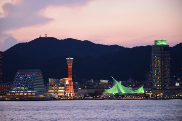 神戸ハーバーランドの夜景