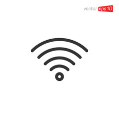 Wifi Area Icon Design Vector