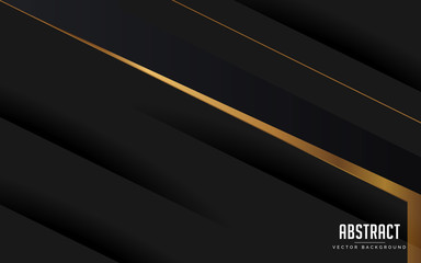 Fototapeta premium abstract background geometric black and grey color modern design