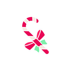 Candy cane icon vector design template