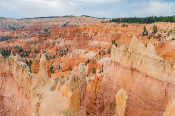 Beautiful morning view of the Sunrise Point of Bryce Canyon National Park