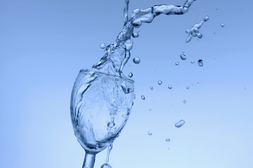 Glass with water