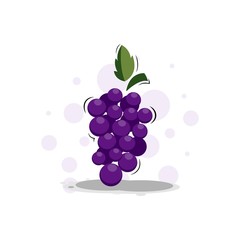 cartoon grape fruits design vector collection